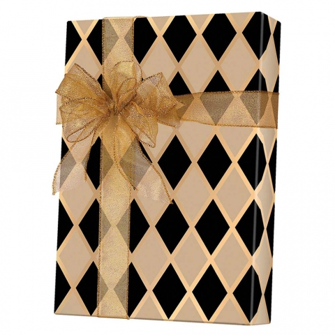 black gift wrapping paper roll, black gift wrapping paper roll