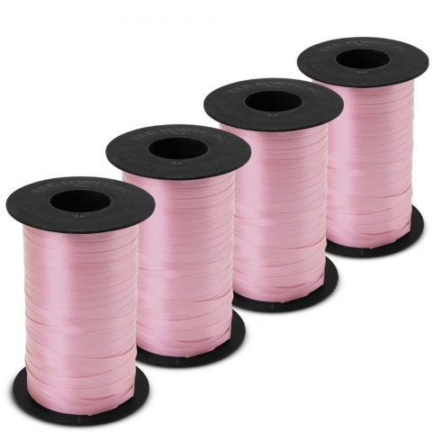 3/16 Iridescent Curling Ribbon - Pastel Pink - 250 Yd. Roll