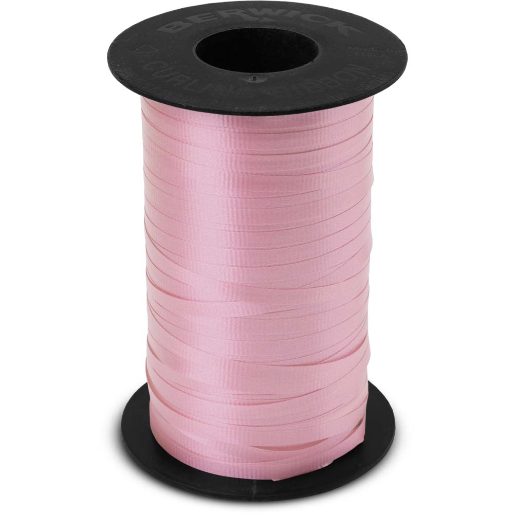 Pastel Pink Curling Ribbon Roll - Solid Colors