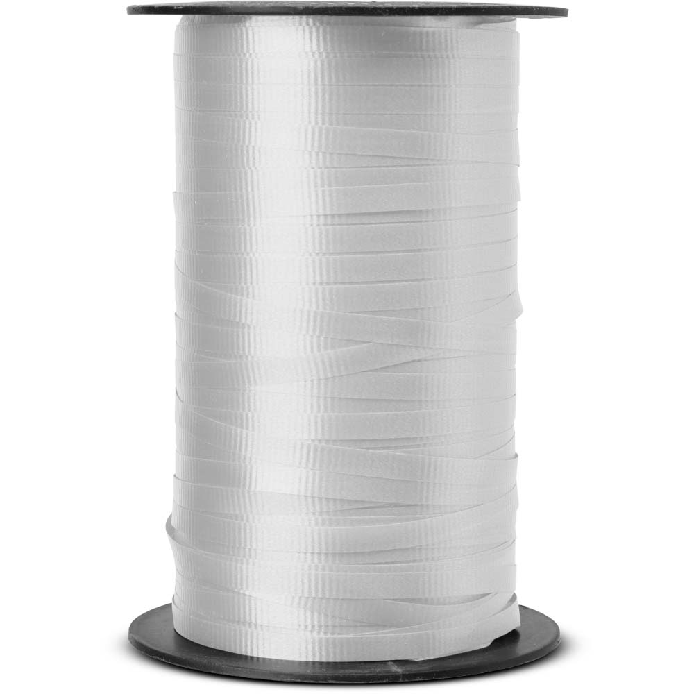 Metallic Silver Curling Ribbon Keg 40ft x 3/16in