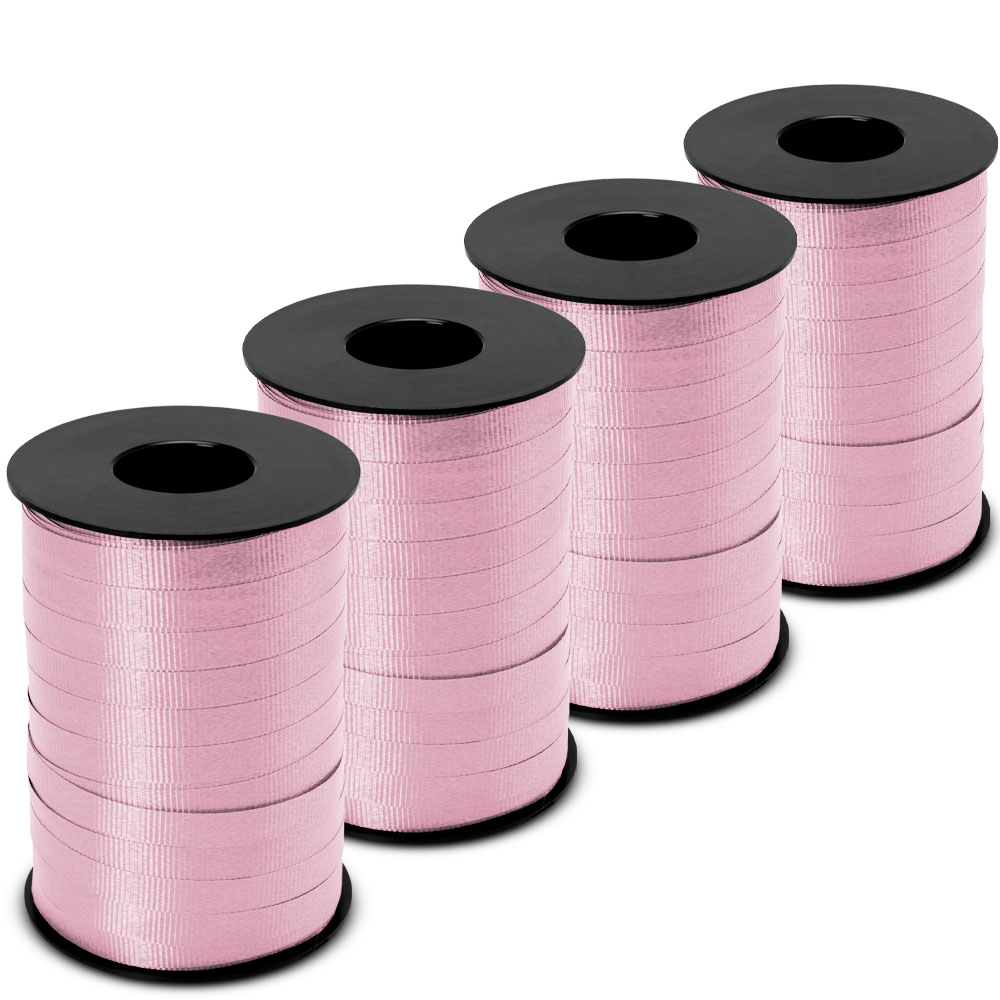 BABCOR Packaging: Beauty Splendorette Curling Ribbon - 3/8 in. x 250 Yards  - Bundle of 4 Rolls