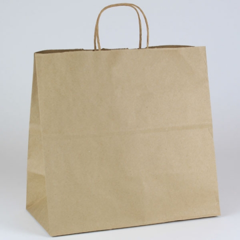 White Kraft Paper Shopping Bag 16 x 6 x 12