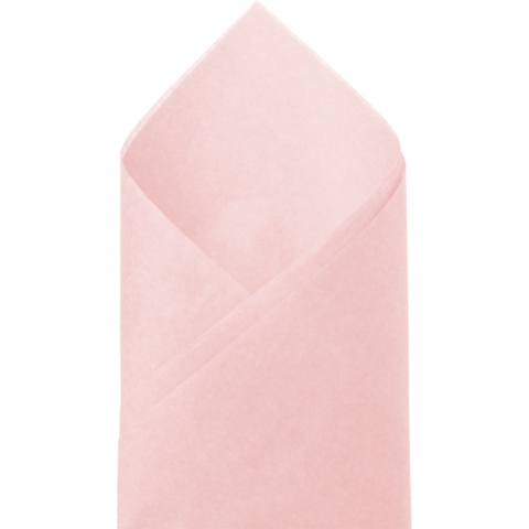 Light Pink Satinwrap Solid Tissue - 20 x 30 in. 480/Pack