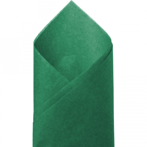 BABCOR Packaging: Holiday Green Satinwrap Solid Tissue - 20 x 30 in.