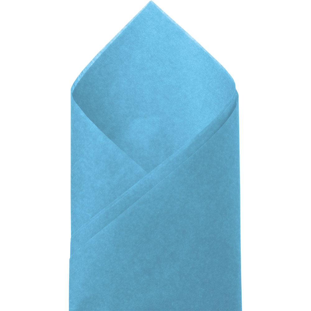 20 x 30 Satinwrap Tissue Paper - Blue Topaz Gemsto