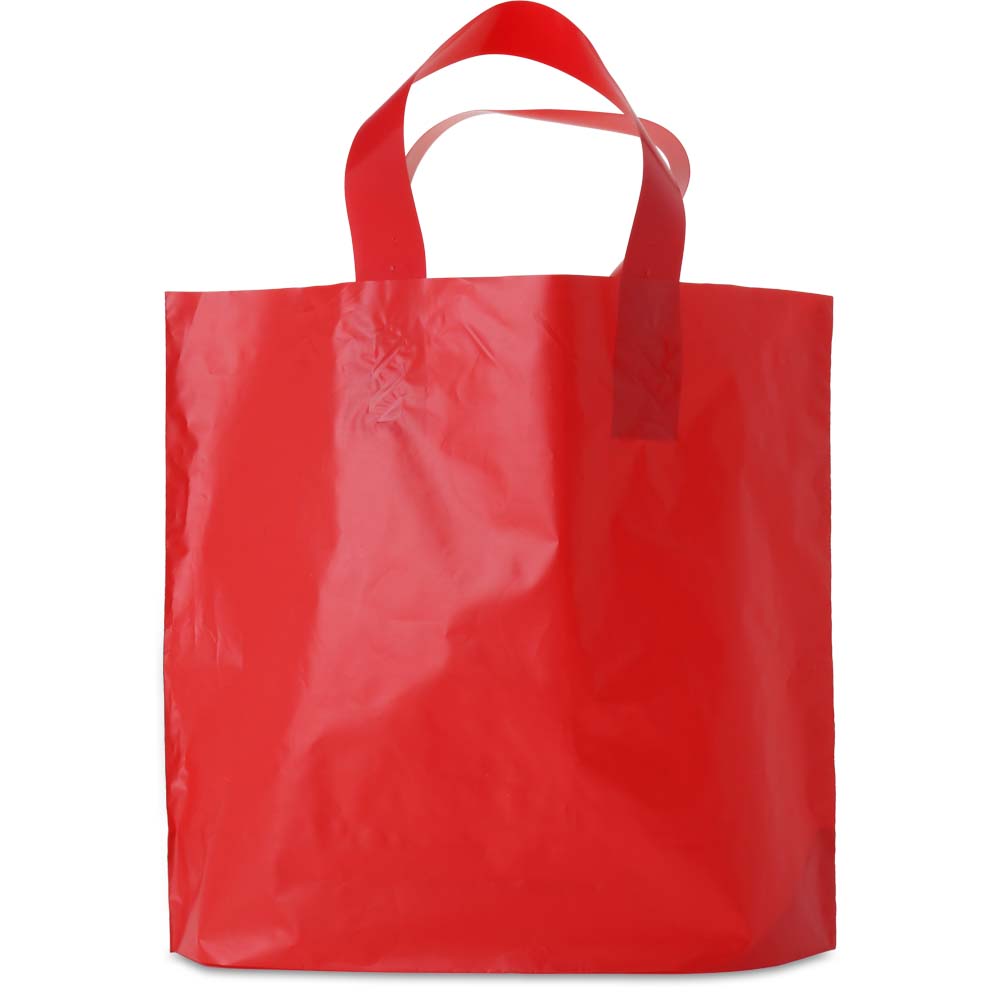 Red plastic deals bag