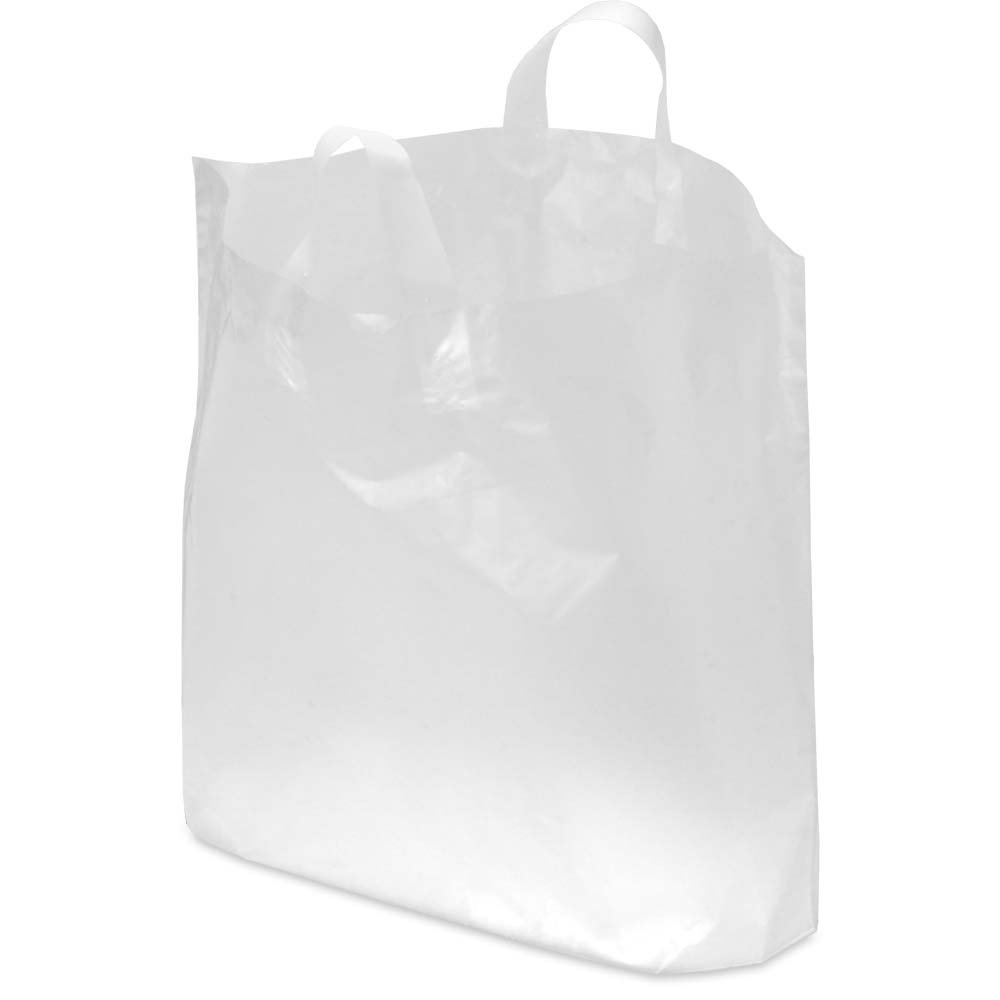 Prime Line Packaging Large Clear Plastic Bags with Soft Loop Handles Gift  Bulk 100 PK 16x6x12, 100 Pcs - Kroger