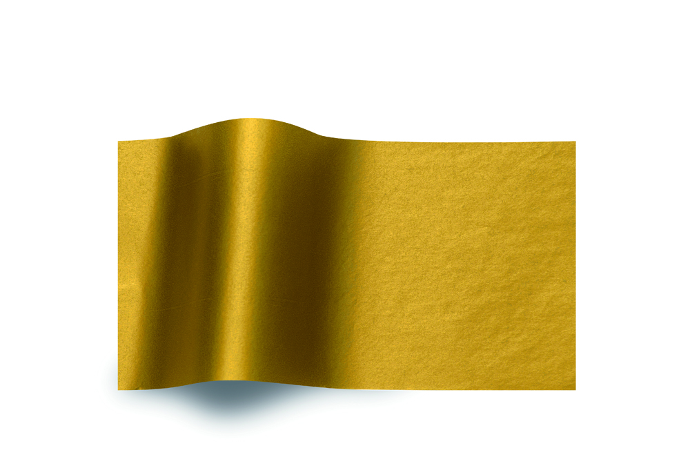 Metallic Gold Two-Sided SatinWrap Pearlesence Tissue Paper - 20 x 30 - 200  Sheets per Package